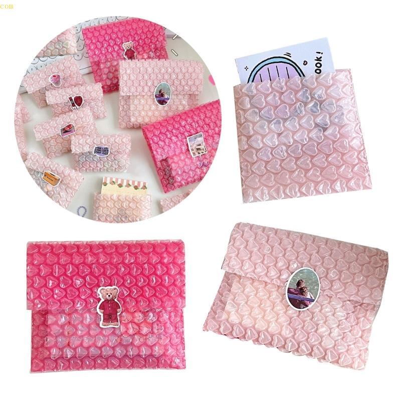 CBY * Wrap Bubble Pouches 10PCS Love พลาสติก Thicken Bubble กระเป๋าสําหรับ Mailing กันกระแทก Bubble 