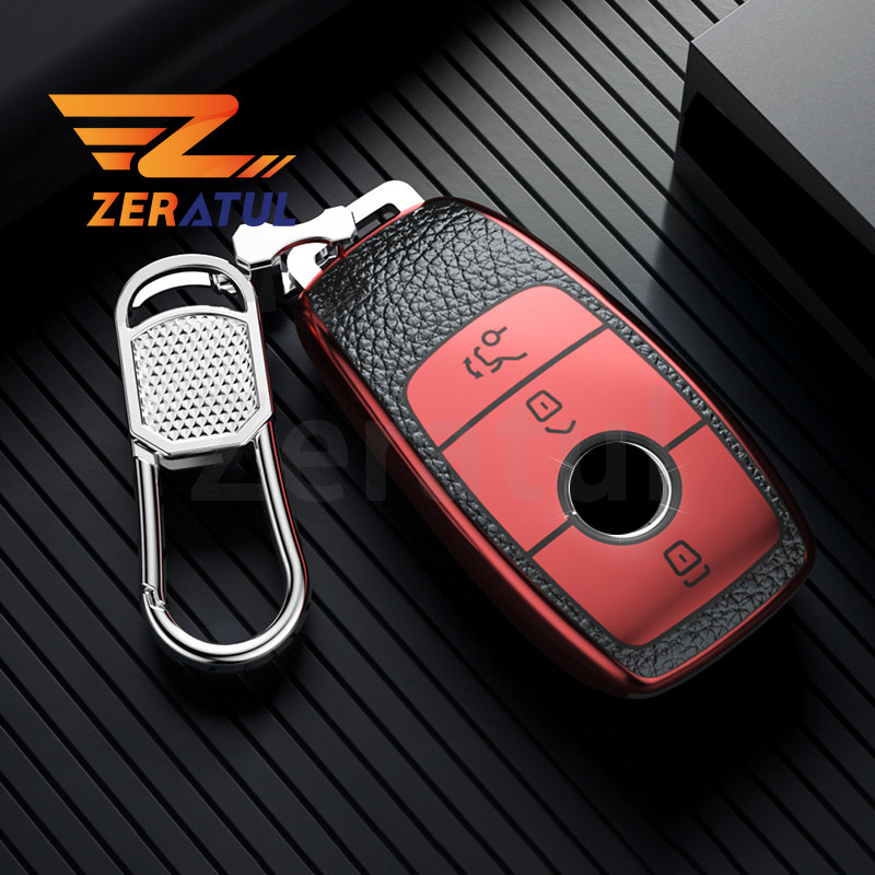 Shell Fob สําหรับ Mercedes Benz W177 W205 W213 W222 X167 AMG E200 E260 EG Class GLC CLE CLA GLB TPU รถ Remote Key ฝาครอบกรณี