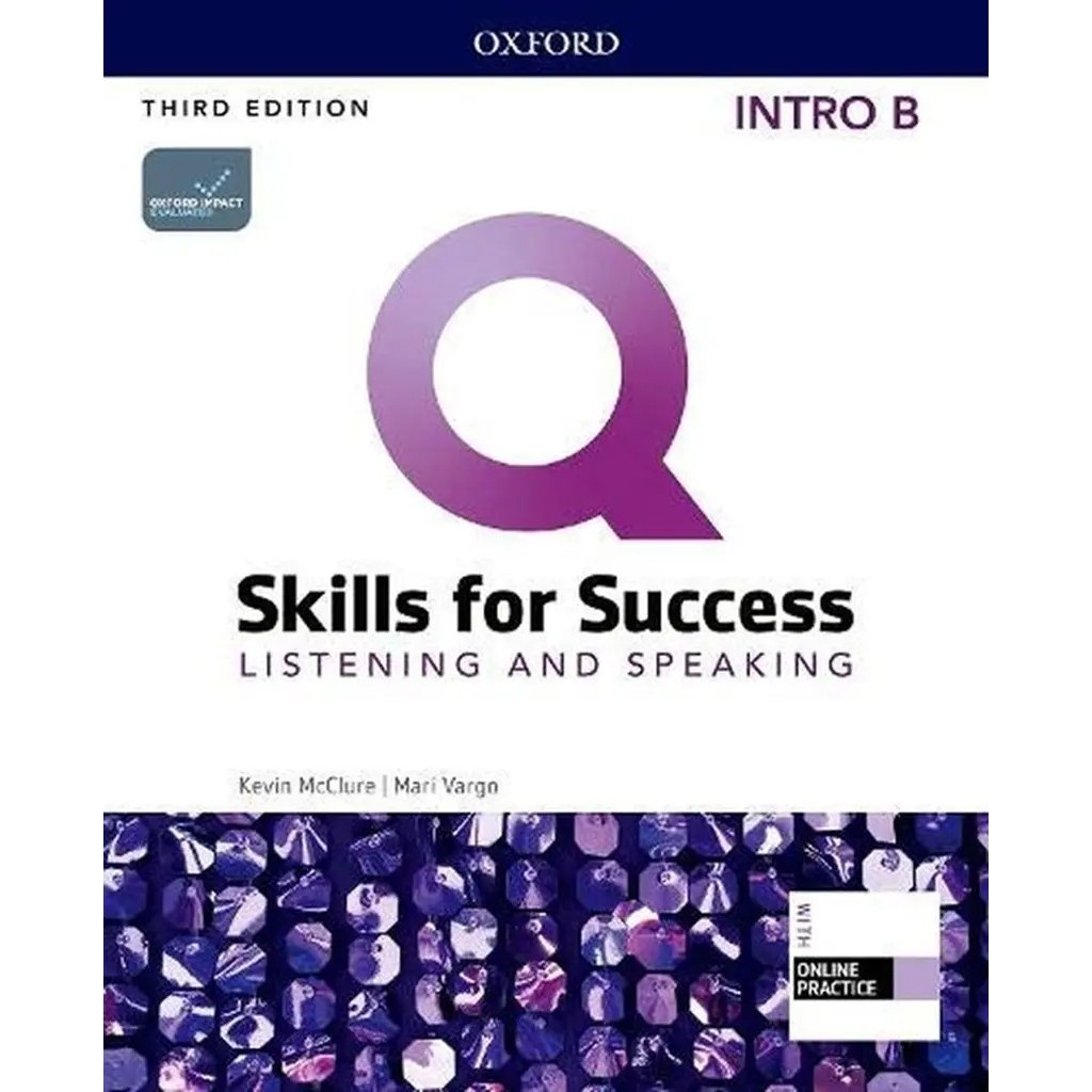 (Arnplern) : หนังสือ Q: Skills for Success 3rd ED Intro : Listening and Speaking: Student Book B wit