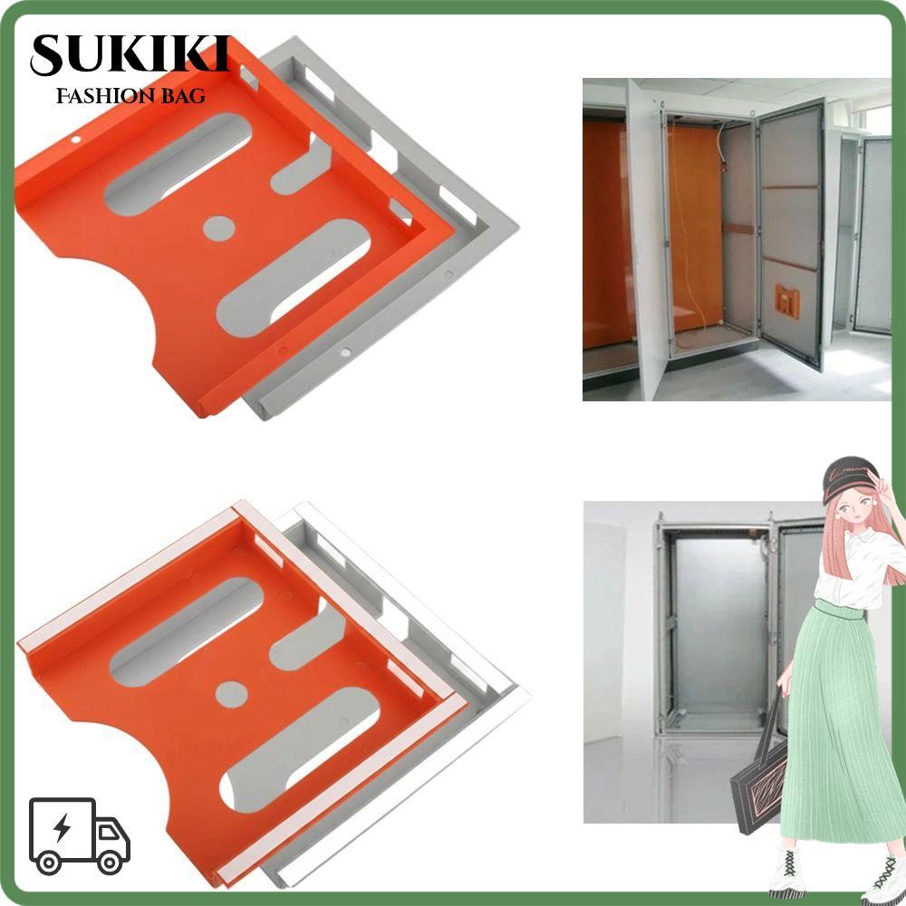SUKIKI แฟ้มตู้ไฟฟ้า, วัสดุ ABS A4 ขนาดตู้ควบคุมเอกสาร, โฟลเดอร์ตู้สีส้มสีเทา Rittal ตู้ A4 แฟ้มคลิปก