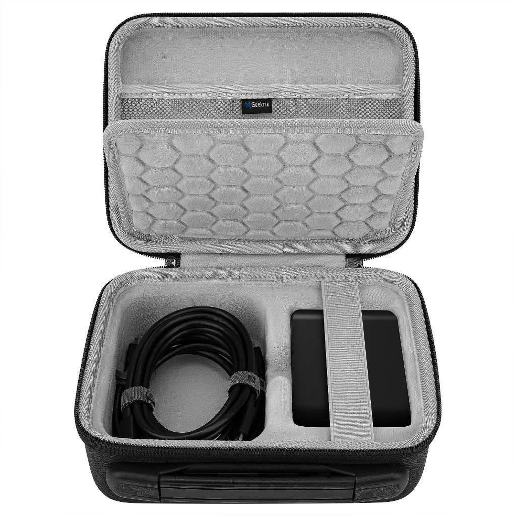 กระเป๋าพกพา Geekria เข้ากันได้กับ Elgato HD60 X / 4K X / HD60 S / HD60 S Plus, กระเป๋าเดินทางป้องกัน
