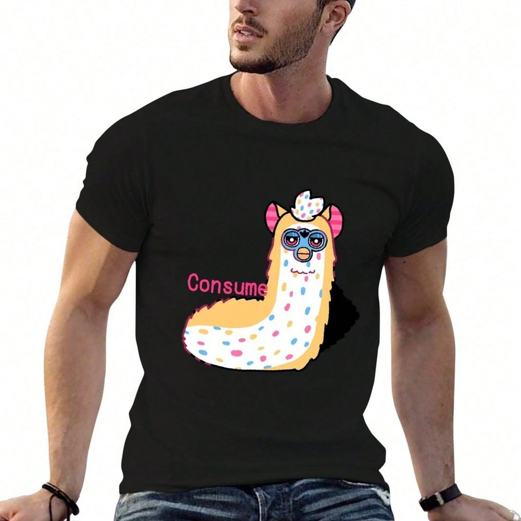 Consume. T-Shirt mens graphic t shirts t shirts for man cotton T-Shirt