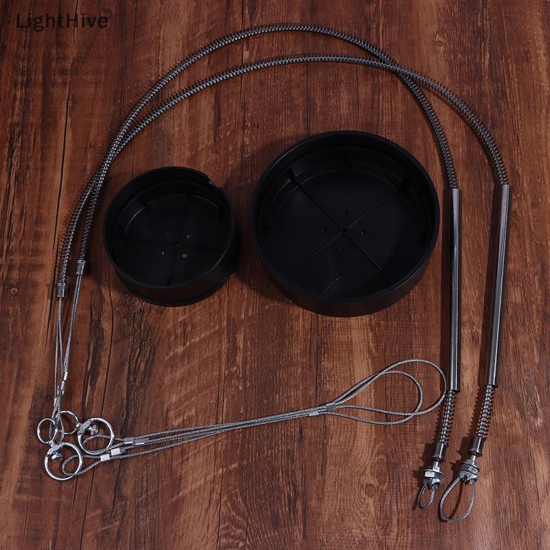 [LightHive] กับดักสัตว์ที่แข็งแกร่งกว่ากับดักเท้าสแนร์สปริงพร้อมสายเหล็ก Wildlife Catcher สําหรับเมาส์สนามหนูแรคคูน (TH)