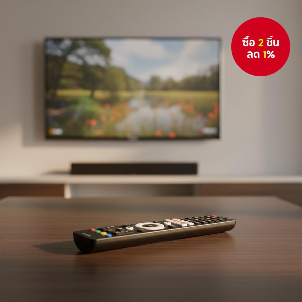 รีโมท GB326WJNA สําหรับทีวี Sharp: 2T-C32BE1T, 2T-C40BG1X, 2T-C42BG1X, 2T-C20BG1I, 4T-C50BJ3T, 4T-C6