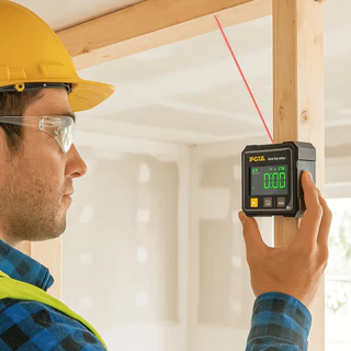 วัดมุมจอแสดงผล กระแสน้ําวนก,สี่ด้านดิจิตอลแสดงระดับเครื่องวัดมุม Inclinometer,แม่เหล็กดูดแบบพกพา360องศาวัดมุมที่ถูกต้องเ
