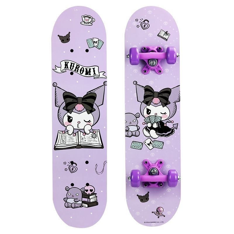 Kuromi  6-12 Years Old Kids Skateboard