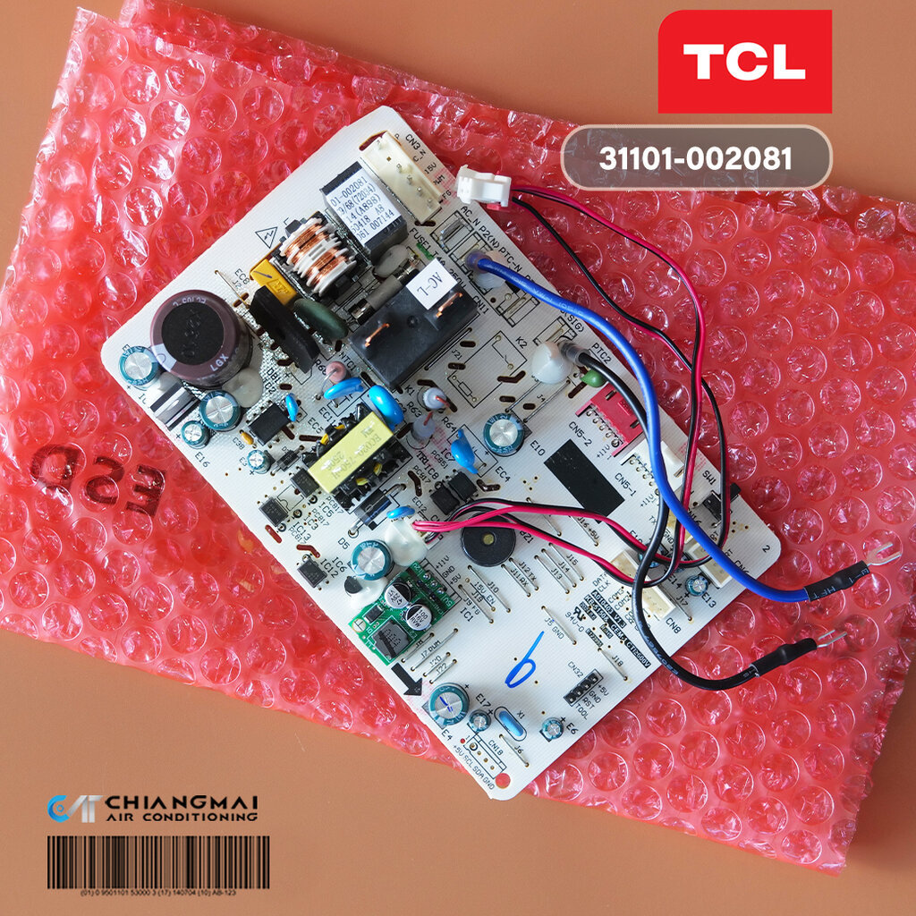 31101-002081 แผงวงจรแอร์ TCL แผงบอร์ดแอร์ทีซีแอล บอร์ดคอยล์เย็น รุ่น T-PROWD13C อะไหล่แอร์ ของแท้ศูน
