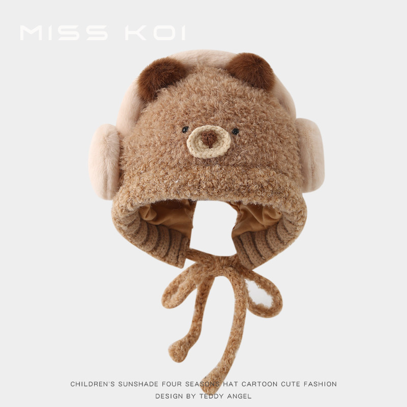 หมวกหญิงฤดูหนาว Snowman Plush จาก MISSKOI ถักนุ่มๆ กันลมหนาวได้ดี - รูปที่ 4