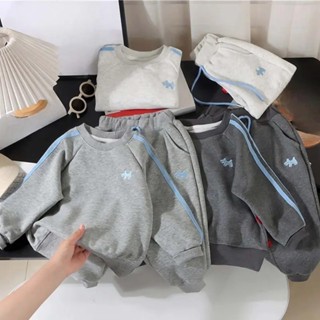 ชุดเสื้อสเวตเตอร์ ชุดเสื้อกันหนาวเด็ก สไตล์เกาหลี แขนยาว+ขาย…