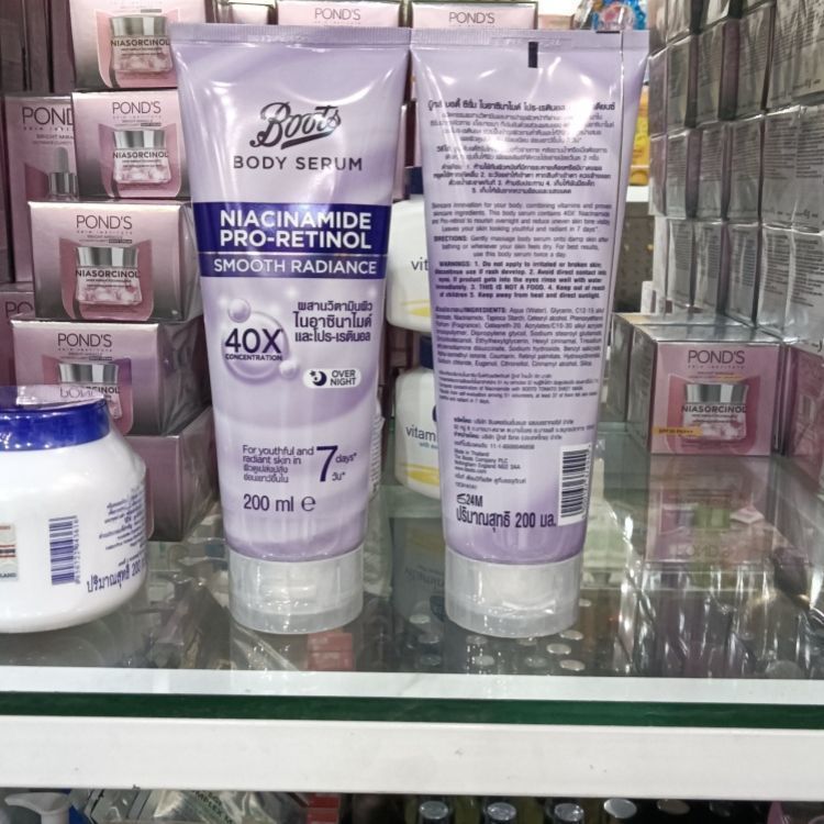 Thailand Boots Niacinamide Collagen Body Lotion Moisturizing Moisturizing Full Body Fragrance 200ml1