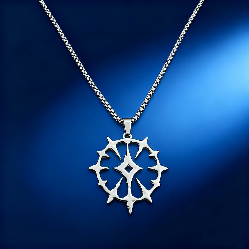 สร้อยคอมetal chain pendant จากอนิเมะHonkai: Star Rail ขนาด3.5x3.5ซม. และสายยาว60ซม.