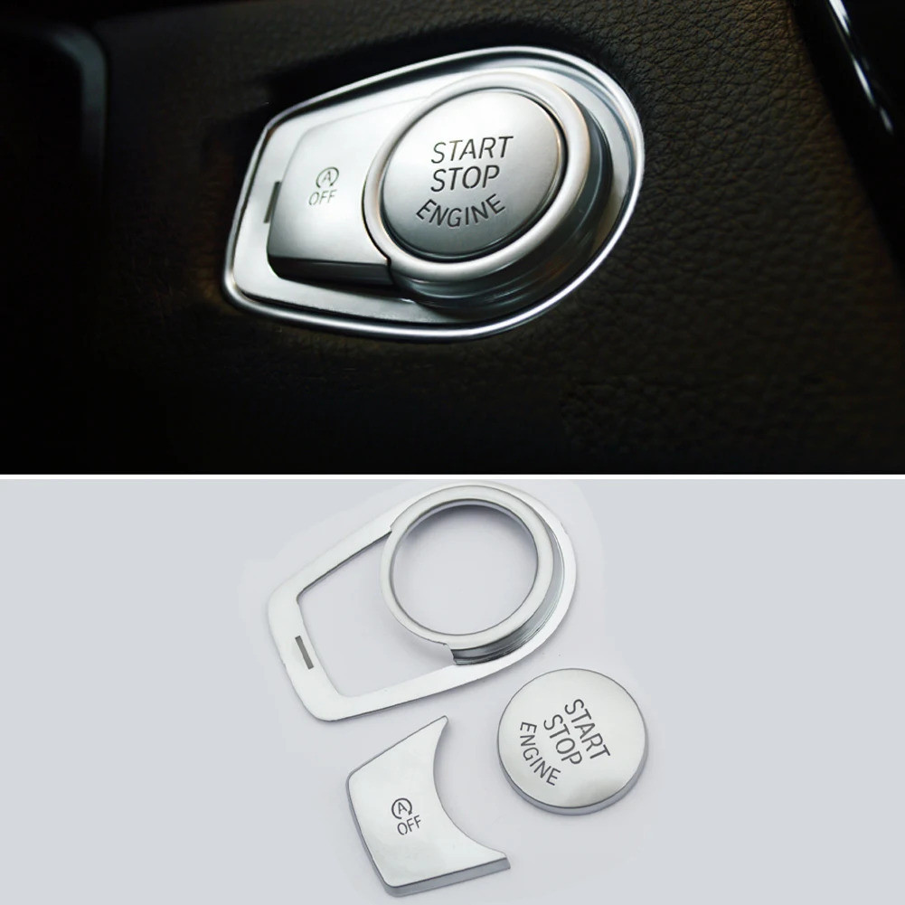 Engine START STOP Button Accessories Key Decor Cover for BMW X1 F48 X2 F47 Class 2016-2022