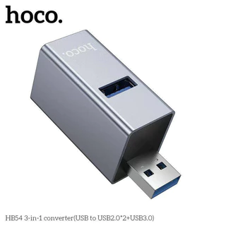 HOCO HB54 อะแดปเตอร์แปลง USB 3in1 ขยาย 3 ช่อง รองรับ USB 3.0 + USB 2.0 x 2 ความเร็วสูง 5Gbps ฮับเพิ่มช่อง hc5