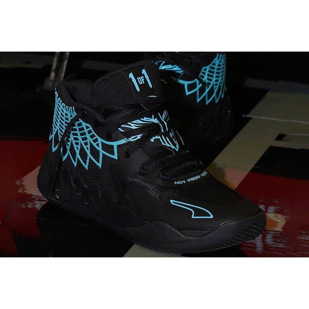 Daigou Puma MB.01 Pumala Merlo Bauer Signature รองเท้าผ้าใบ Wasp Away Limited รองเท้าบาสเก็ตบอลสามลู