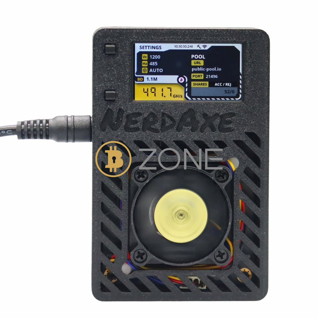 พร้อมสต็อก Nerdaxe Ultra 500Gh/s 12W solo Lotto Machine เครื่องหวยเดิมแท้