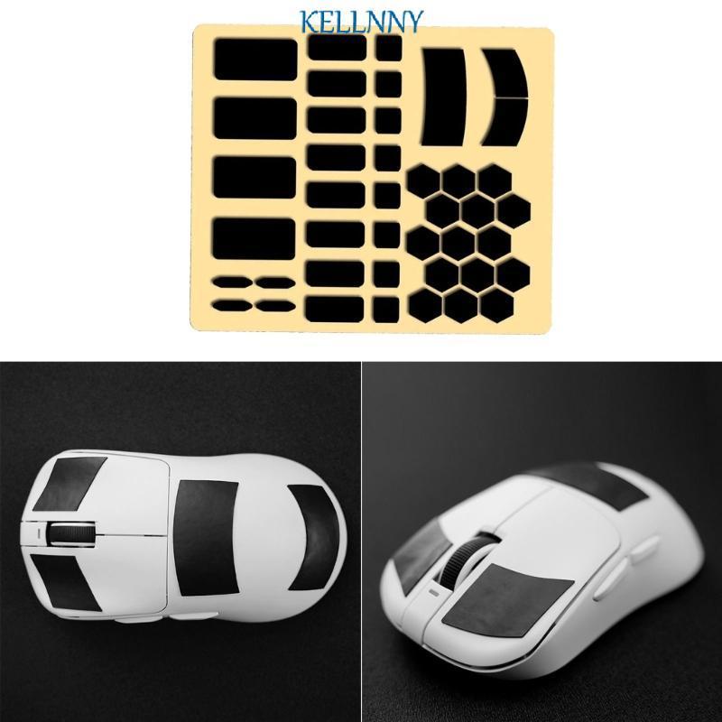 Kellnny 1แพ็คซิลิโคนสากลเหงื่อหลักฐานStikersสําหรับคีย์บอร์ดและคอนโทรลเลอร์เมาส์SuresureสบายGrip Ant