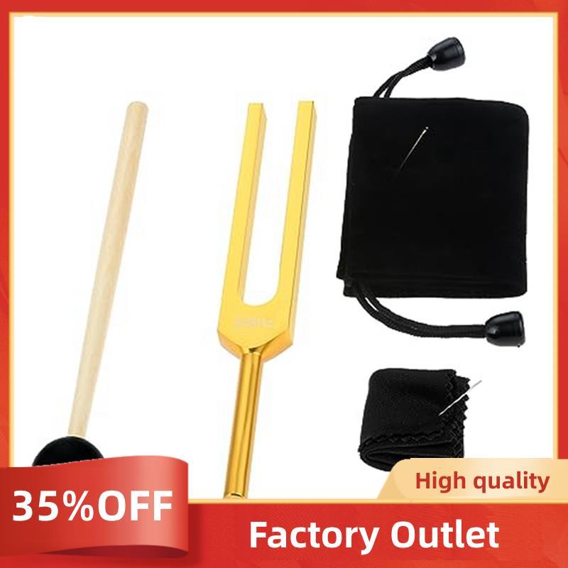 ส้อมจูน 528 Hz ส้อมจูนสีทอง 528 Hz สําหรับ Healing เครื่องดนตรี การทําสมาธิ ผ่อนคลายคุณภาพดี