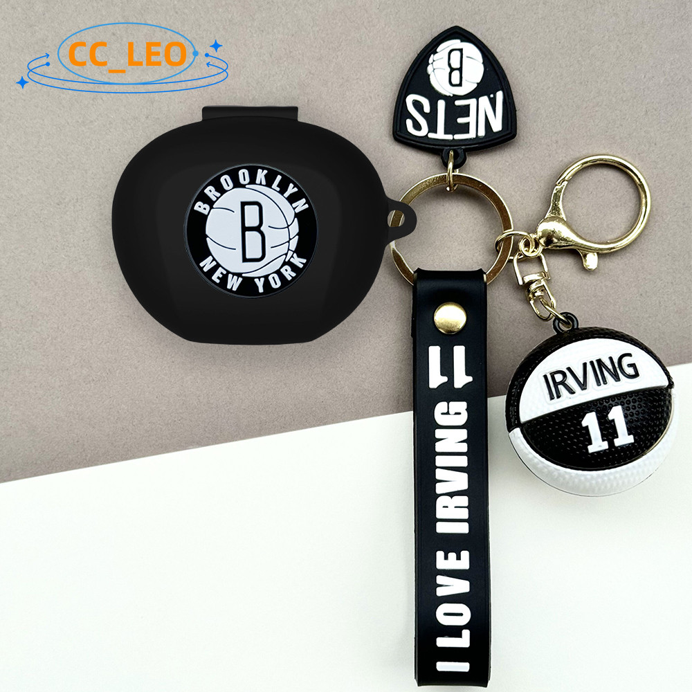 Case for EDIFIER NeoBuds Pro3 Silicone Soft Case Cute Soccer Cartoon Basketball Keychain Pendant Sui