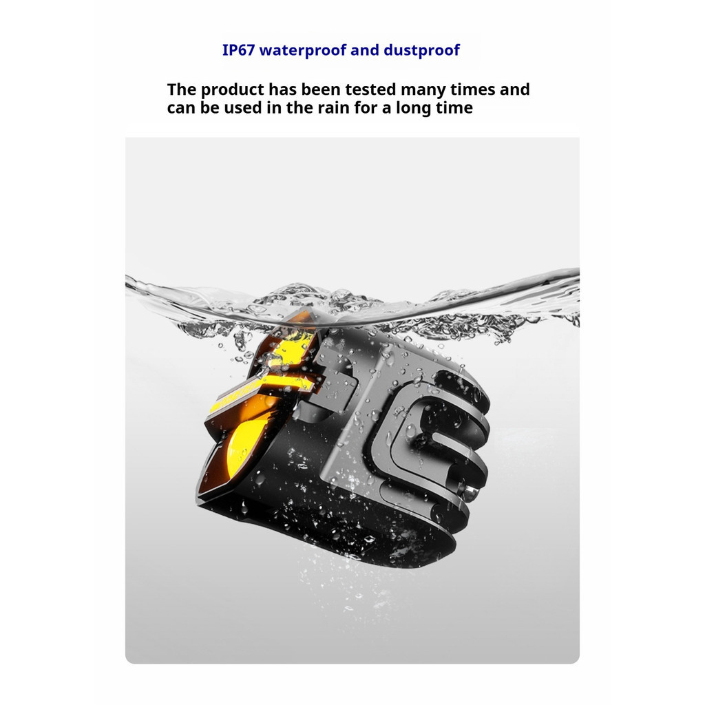 อนาคตตา x80รถจักรยานยนต์นําสปอตไลท์ปูรถยนต์ไฟฟ้าสัมผัสสูงและต่ําแบบบูรณาการระเบิดแฟลชแสงที่แข็งแกร่ง - รูปที่ 3