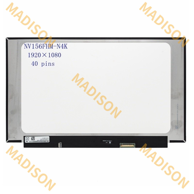 15.6 นิ้ว IPS แล็ปท็อปหน้าจอ LCD NV156FHM-N4K NV156FHM-N4N b156han08.0 สําหรับ Dell G3 3500 จอแสดงผล