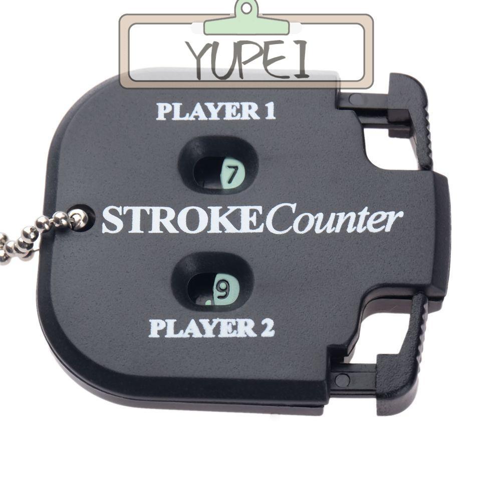 YUPEI 2 ชิ้น Golf Score Counter Mini สองหลักพร้อมพวงกุญแจ Putt Score Counter