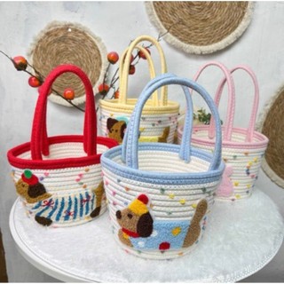 🧸กระเป๋าเครื่องสำอาง 🧸บบพกพา รูปแบบการ์ตูน สีสันน่ารัก ความจุใหญ่ อเนกประสงค์