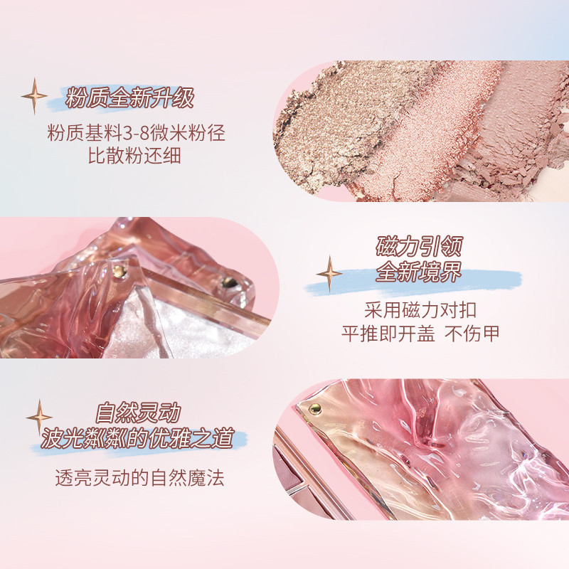 COLORROSE Highlight Water Ripple Highlighter Brightens รูปที่ 8