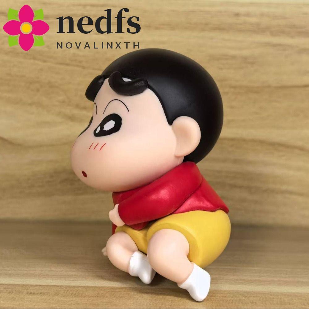 NEDFS Crayon Shin-Chan รูป, ตกแต่งการ์ตูน Shin Chan ของเล่น, ตุ๊กตาของเล่นอะนิเมะ 8 ซม.สะสม Shin Cha