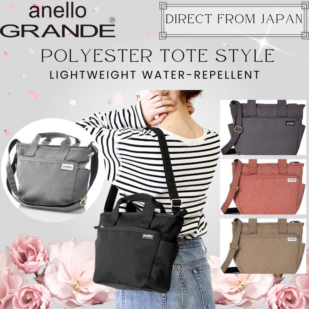 Anello Grande Lightweight Water-Repellent Tote Shoulder Bag - GU-H2315 SPS