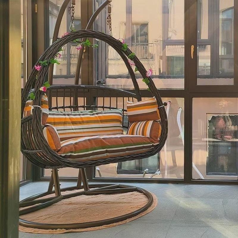 Hanging Basket Chair Indoor Swing Cradle Hanging Chair Lazy Home Balcony Hammock Bedroom Bird Nest R