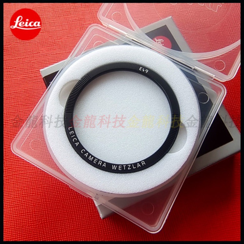 ฟิลเตอร์ป้องกันเลนส์ UV แบบเคลือบหลายชั้นและบางพิเศษ ขนาด 49 มม. (รุ่นใหม่) สำหรับกล้อง Leica Q3/Q4/