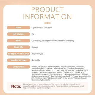 Svmy เครื่องสําอางคอนซีลเลอร์ เนื้อครีม สําหรับซ่อมแซมผิวหน้า รอบดวงตา และสิว 4 สี