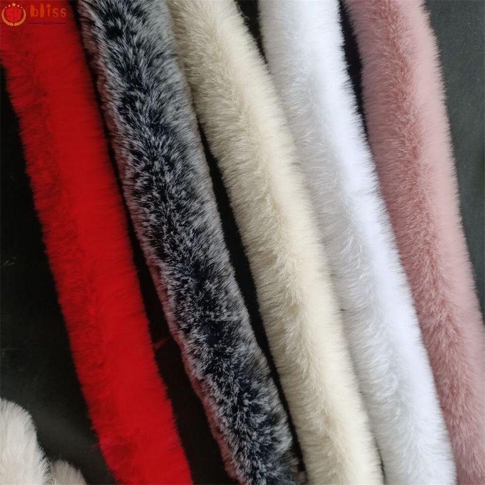 BLLISS Furry Ribbon DIY Craft Trimming Ribbon เย็บ Faux Rabbit Fur
