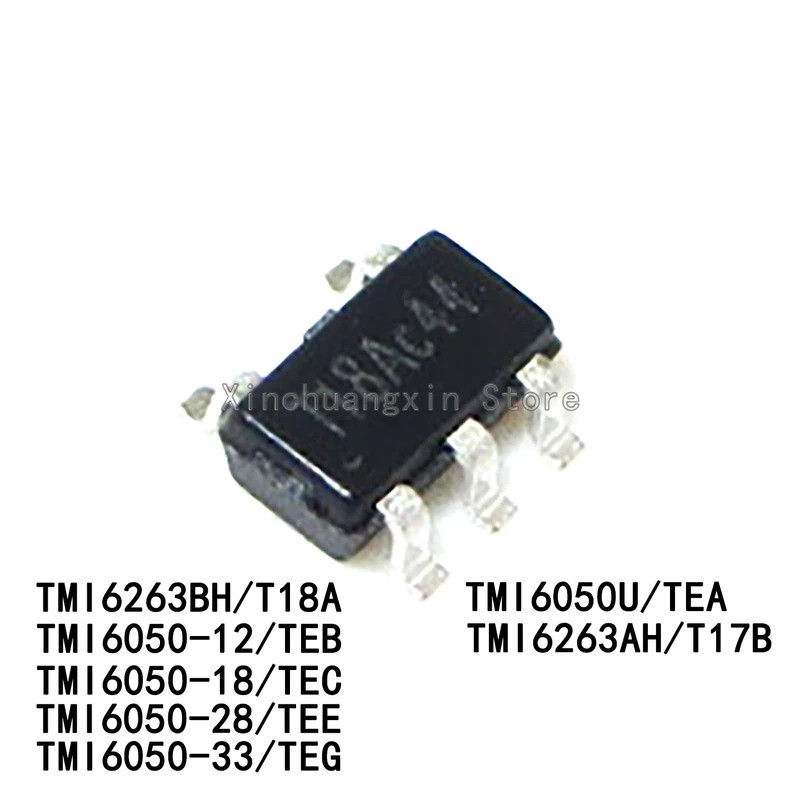 5PCS TMI6050-12/18/28/33/TMI6050U TMI6263AH BH Silk-Screen T18A TEG T17B TEE SOT23-5