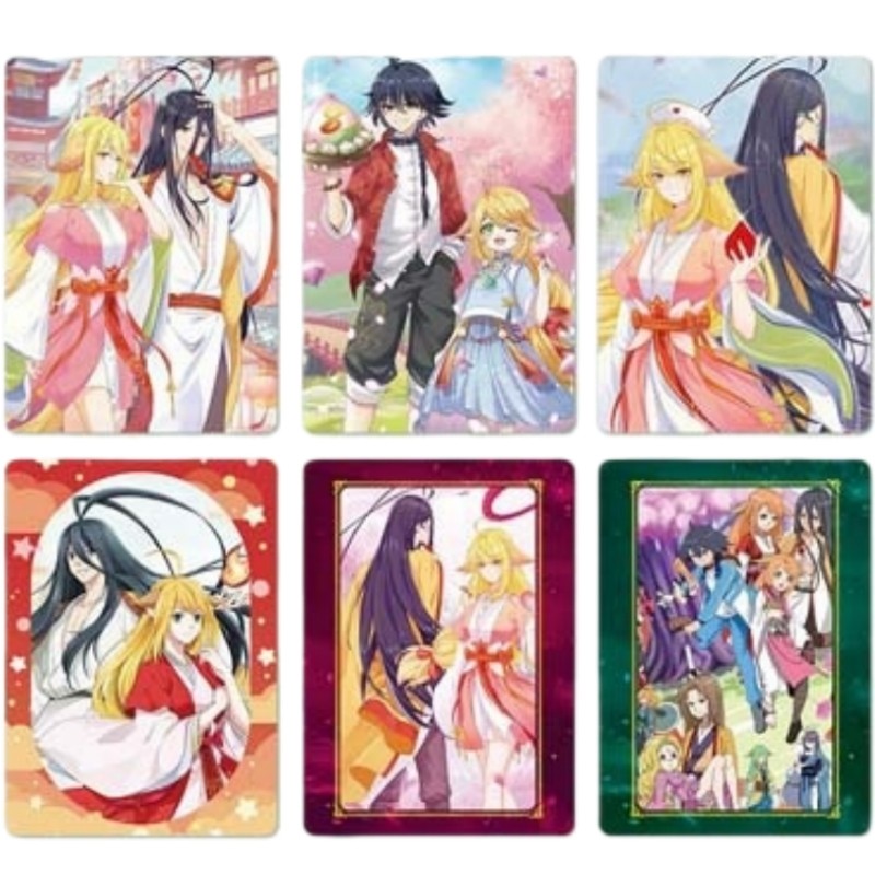 55 ชิ้น/กล่องมังงะ Manhwa Fox Spirit Matchmaker Holographic การ์ด Lomo SPY FAMILY เลเซอร์โฮโลแกรม Ph