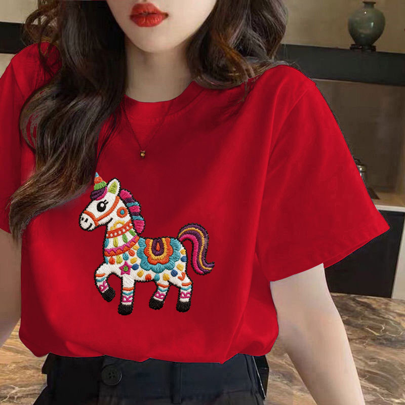 เสื้อยืดคอกลมแขนสั้นคอกลมปี 2526 เสื้อคอกลมแขนสั้นผลิตจากผ้าคอตตอนเกรด A – โปรปัง