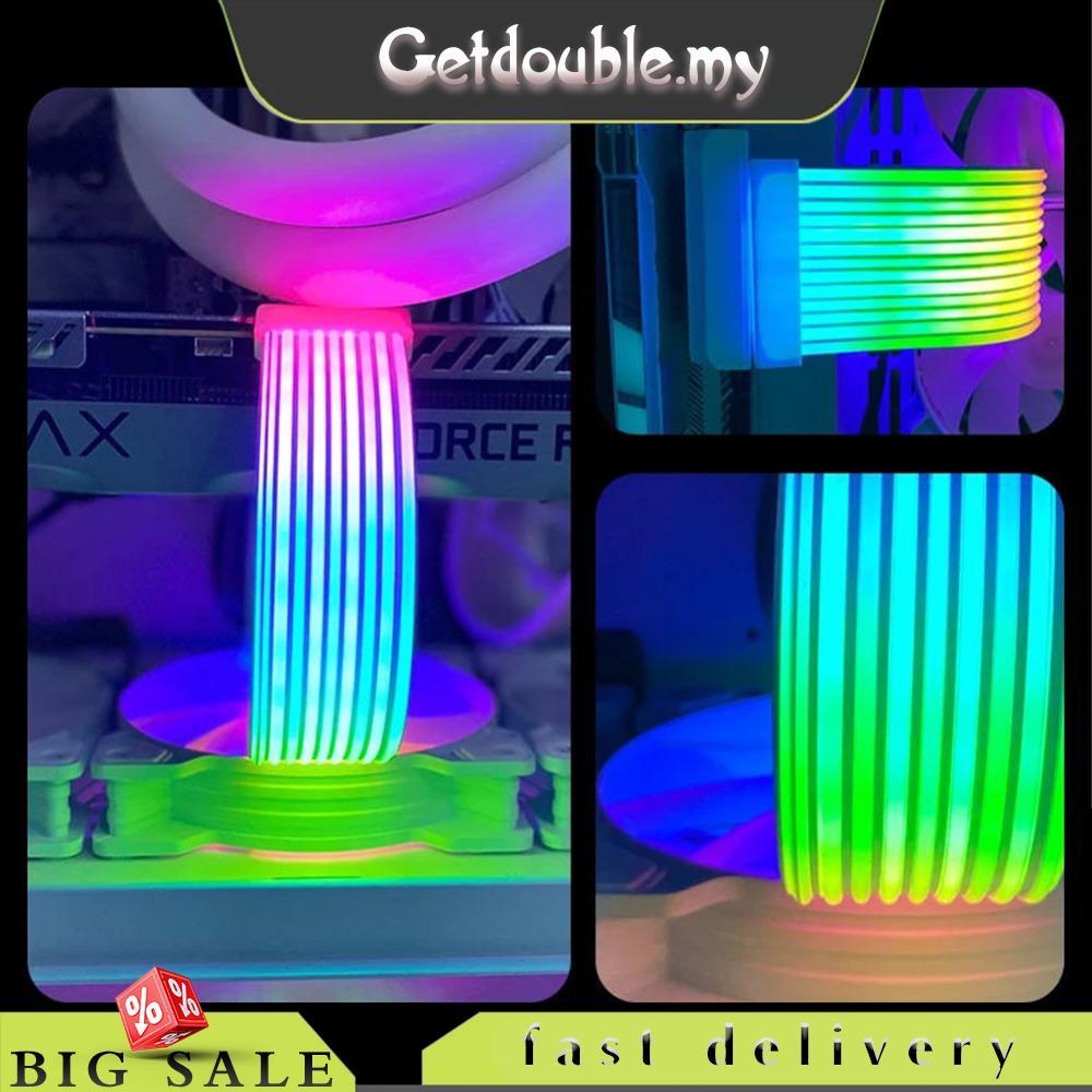 5V 3Pin RGB LED Light Strip Bar 8Pin 24Pin PSU RGB Cable Extensions สําหรับ PC กรณี