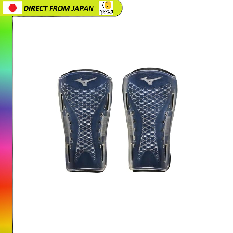 สนับแข้งฟุตบอล MIZUNO รุ่น P3JYGB83 ขนาด 15 ซม. พร้อมแผ่นรองถอดได้ สีดำ ของแท้ แท้ ของสะสม ไอเดียของ