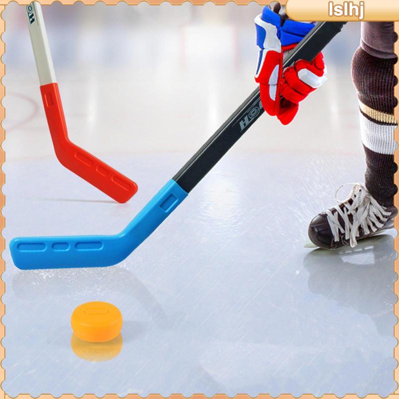 [Lslhj] Hockey Stick and Ball Set Kids Ice Hockey Equipment Leisure Sports Toy Set Ice Hockey Toy Ki