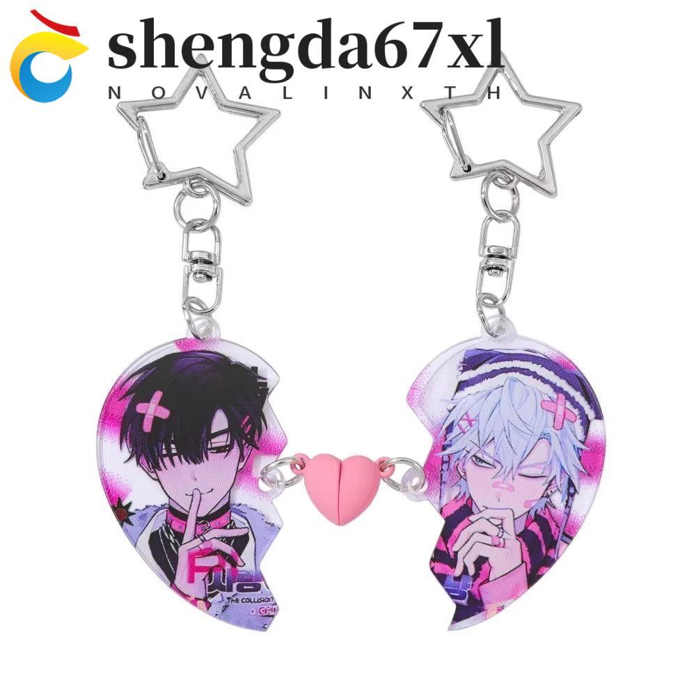 จี้ SHENGDA Till Ivan, หัวใจอะคริลิค Alien Stage พวงกุญแจ, กระเป๋า Charm อะนิเมะอุปกรณ์ต่อพ่วงน่ารัก