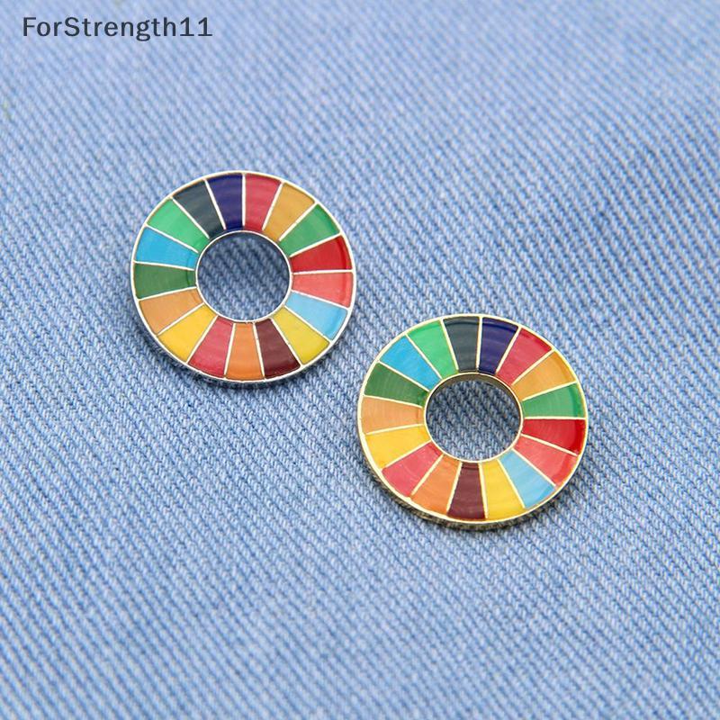FO Enamal 17 สี Sustainable Development Goals เข็มกลัด United Nations SDGs Pin TH