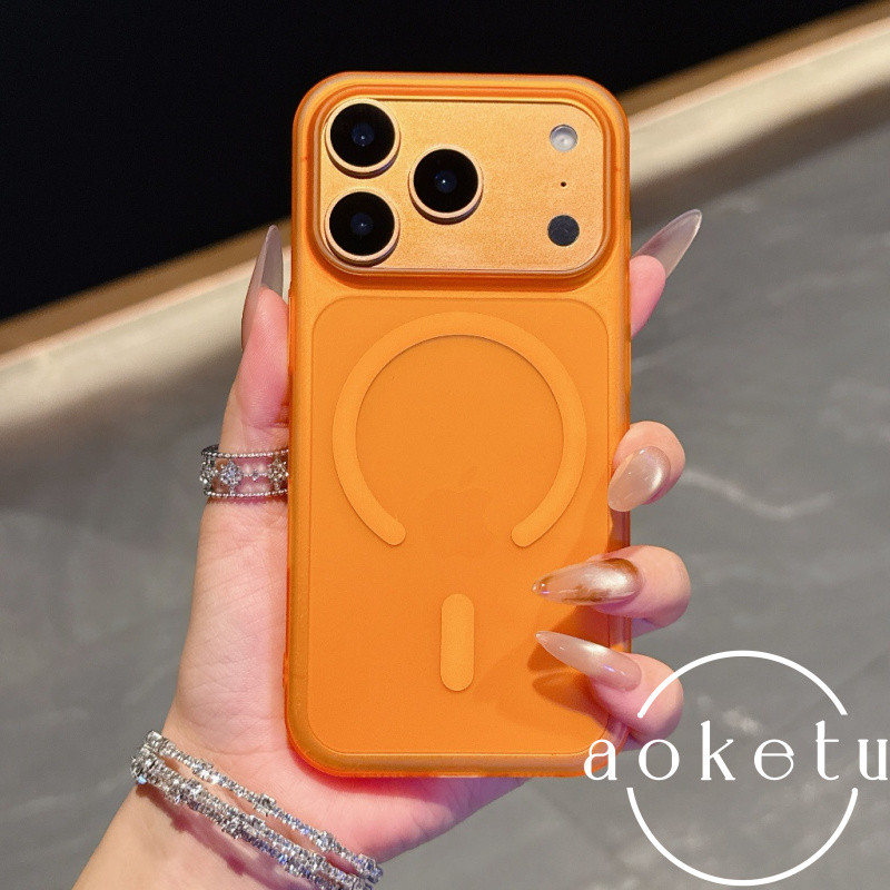 ฝาครอบฝ้าแม่เหล็กบางเฉียบเหมาะสําหรับเคสโทรศัพท์ iPhone 17, Apple 17 Promax/16Pro/15 เคสแข็งพีซีระบายความร้อนแบบรวมทุกอย่าง