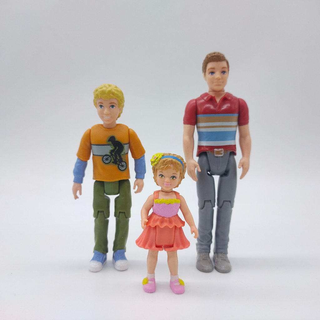 Bulk Loving Family Doll Doll Joint Movable Doll Play House Toy Jewelry