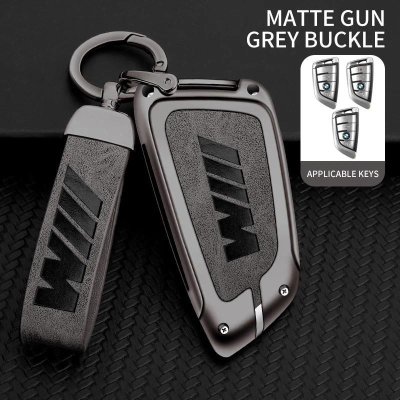 รถ TPU สังกะสีอัลลอยด์กระเป๋ากุญแจรถโลหะสําหรับ BMW M E39 E46 E60 E90 F10 F15 F20 F25 F30 G05 G01 F0