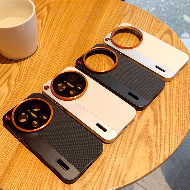 สําหรับ Xiaomi 17 Ultra กรณี ELVEV Hard PC PU หนัง Anti-slip สีการปิดกั้นเลนส์ป้องกันฝาครอบโทรศัพท์ ราคา ถูกที่สุด ดีลบีเคเค แกลเลอรีภาพที่ 8