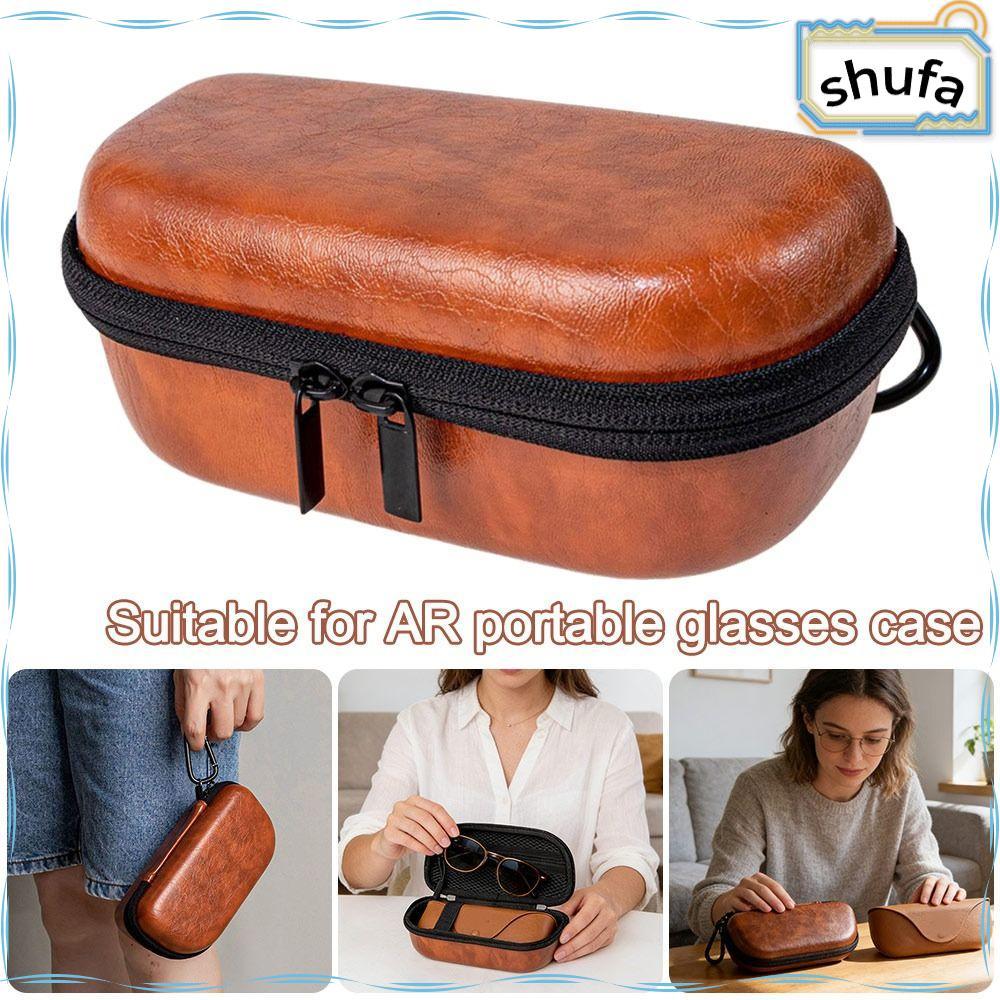 SHUFA AR แว่นตา, เปลือกแข็งกันกระแทกกระเป๋าถือ,ขนาดใหญ่ความจุกันน้ํา Universal ป้องกันสําหรับ XREAL 