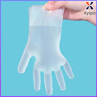 X·P ถุงมือ TPE แบบกล่อง 100 ชิ้น Food Grade มี3ขนาดให้เลือก ถุงมือพีวีซี แบบเหนียว ไม่ขาดง่ายสำหรับ ทำอาหาร พร้อมส่งจาก