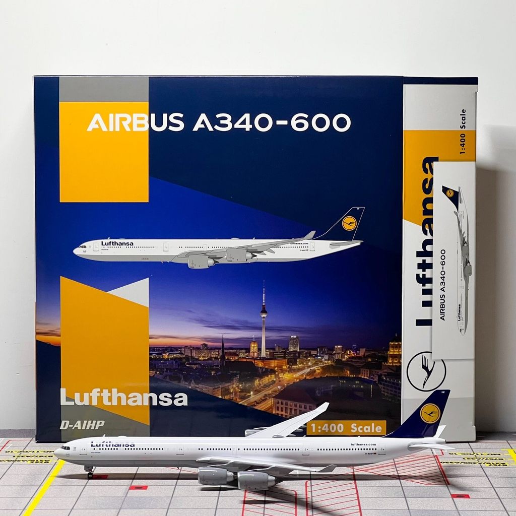 Phoenix 1: 400 เครื่องบินรุ่น Hesa Airbus Airbus A340-600 D-AIHP ยี่ห้อใหม่จัดส่งฟรี