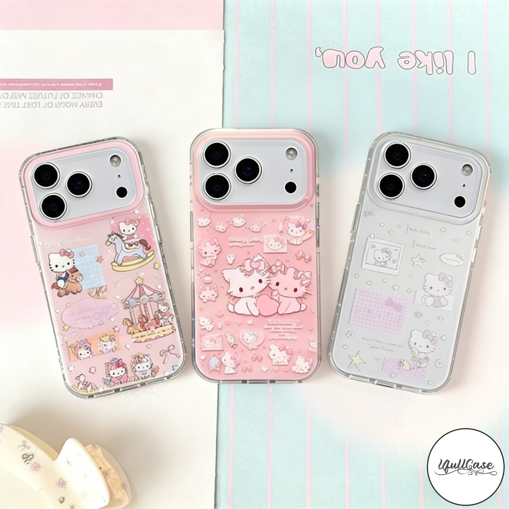 เคสไอโฟน17 13 Air เคส IMD ลายแมวน่ารัก สไตล์ฮิต สำหรับ IPhone 11 17 13 Air 16 12 15 14 Pro Max X XR 7 8 15 14 16 Plus SE