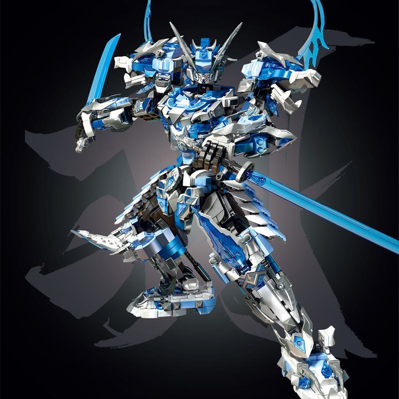 Frozen Guan Yu mecha building block hero ประกอบของเล่น Zhao Yun Shan Hai Jing boys